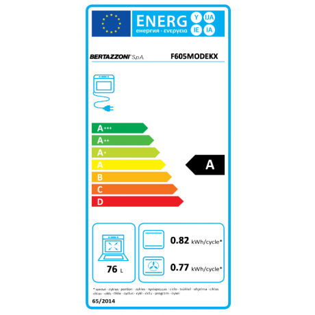   BERTAZZONI  F60 5 MOD E K X + P60 4CER MOD NE